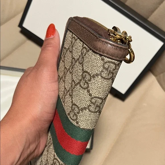Gucci Ophidia GG Supreme Zip Around Wallet - Picture 10 of 17